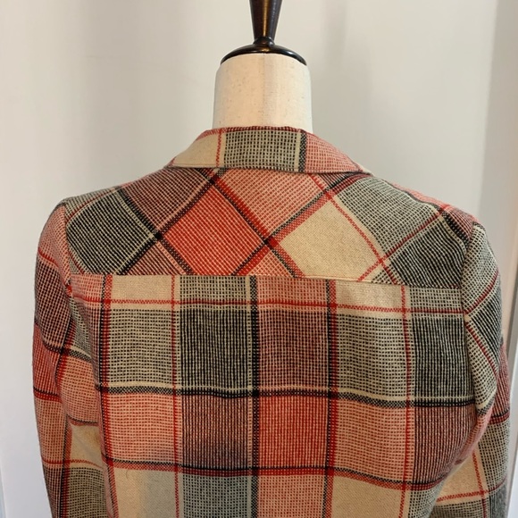 Vintage Via Veneto Oversized Checked Blazer - Picture 11 of 14